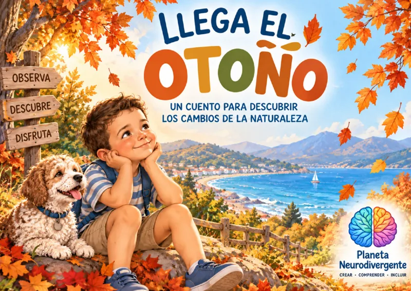 Portada del cuento Llega el otoño